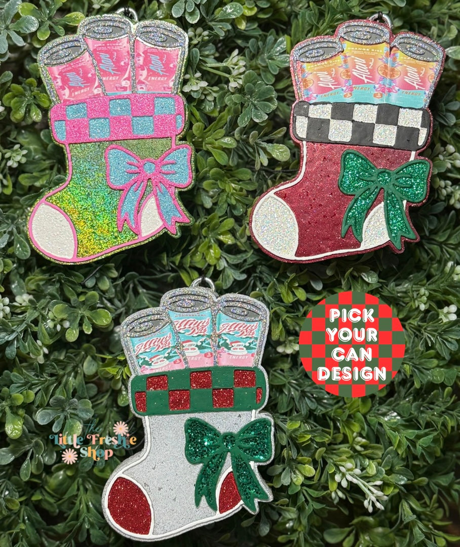 Stocking With Cans Freshie