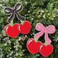 Heart Cherries With Coquette Bow Freshie