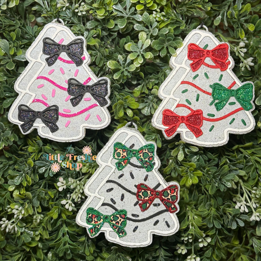 Snack Cake With Bows Freshie