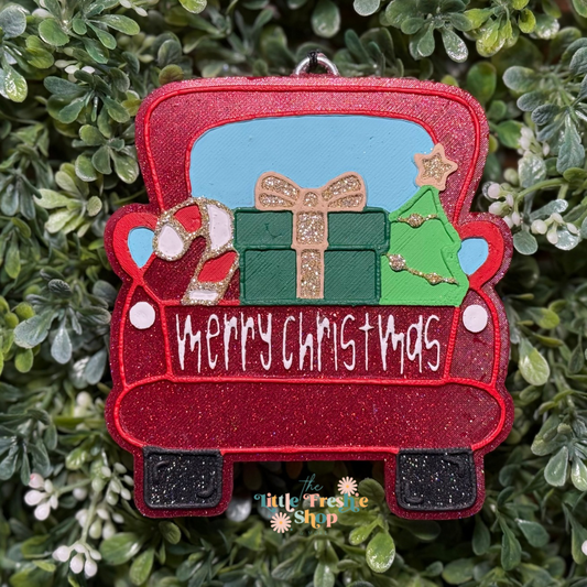 Merry Christmas Truck Freshie