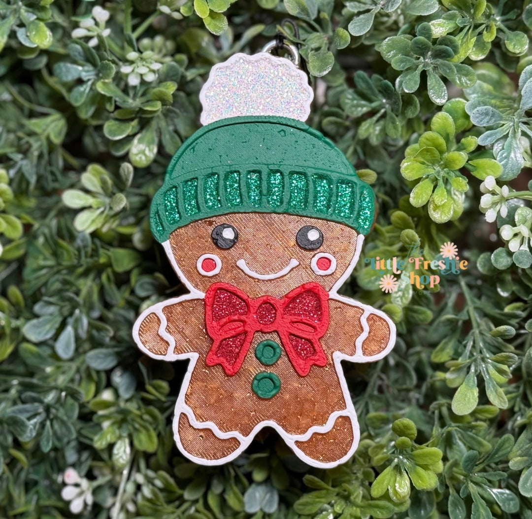 Gingerbread Man Freshie