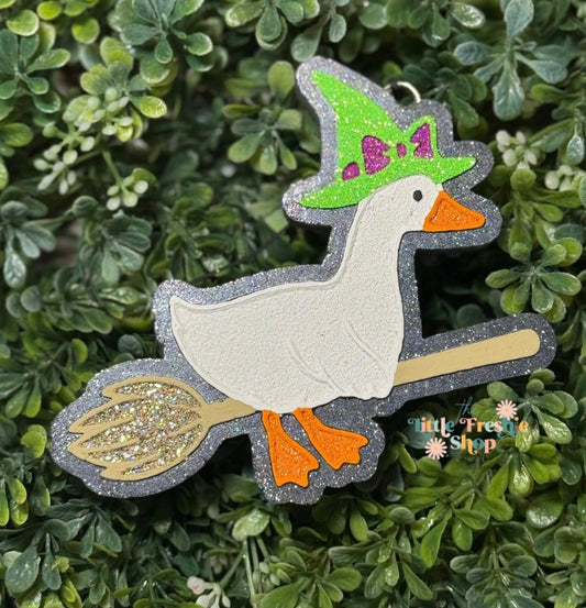 Goose On Broom Freshie
