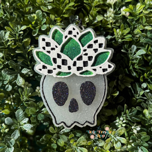 Succulent Skull Freshie