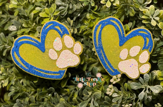 Heart Paw Vent Clips