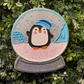 Penguin Snow globe Freshie