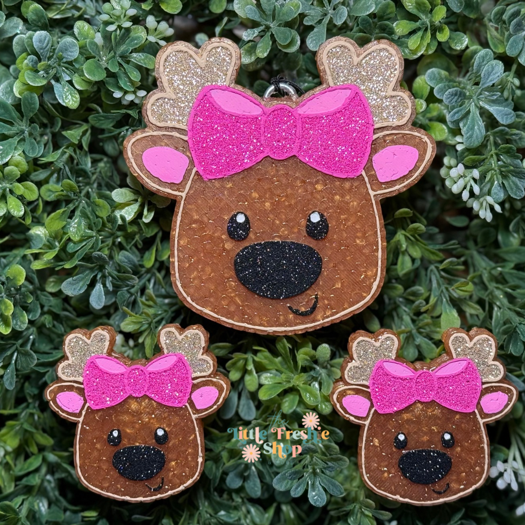 Reindeer With Bow Freshy