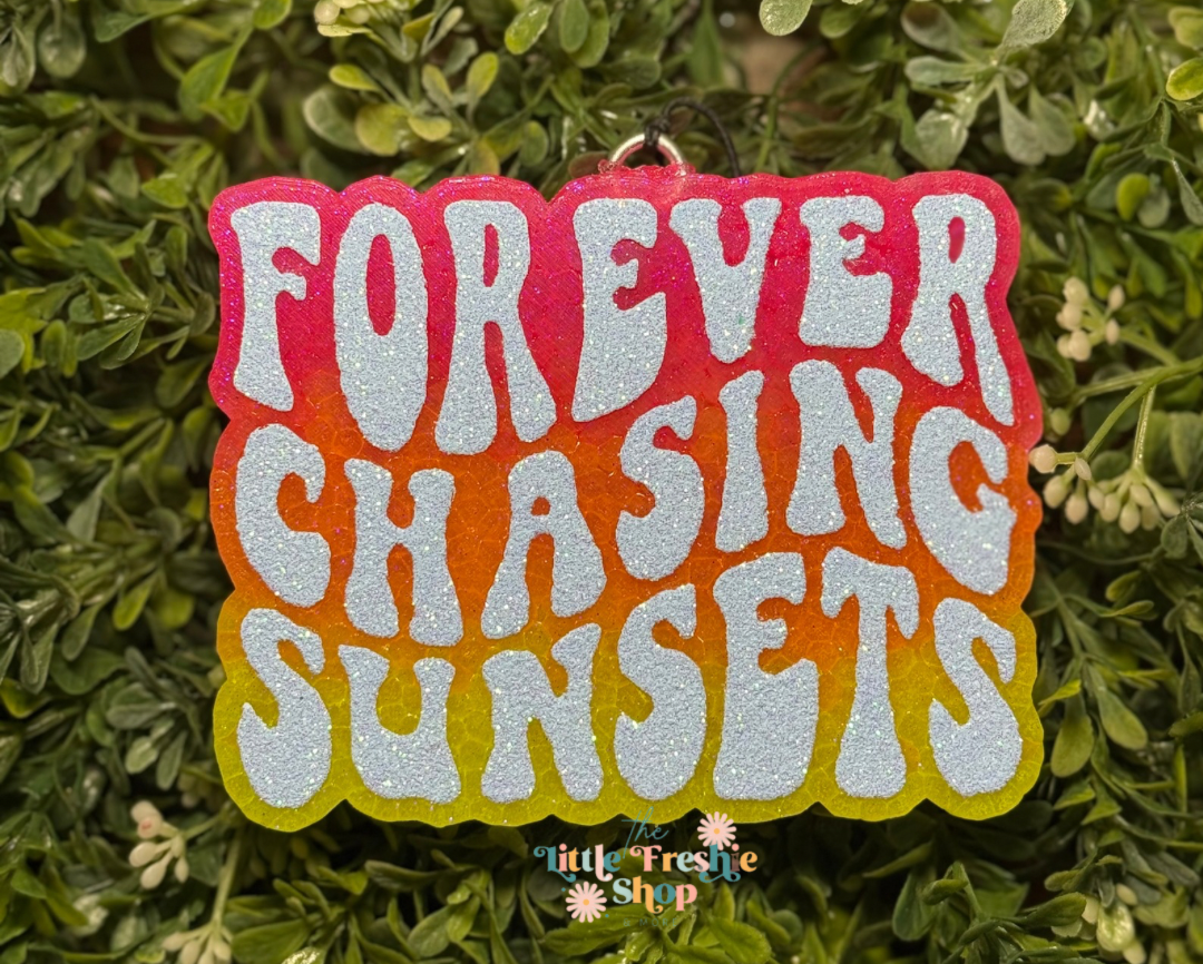 Forever Chasing Sunset Freshie