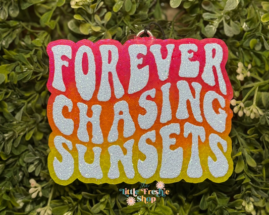 Forever Chasing Sunset Freshie