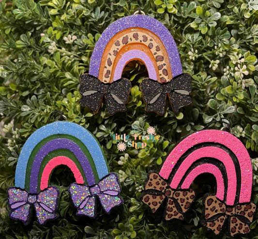Rainbow With Bows Freshie