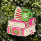 Christmas Book Stack Freshie