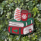 Christmas Book Stack Freshie