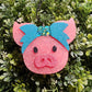Pig Freshie, Pig with Bow