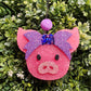 Pig Freshie, Pig with Bow