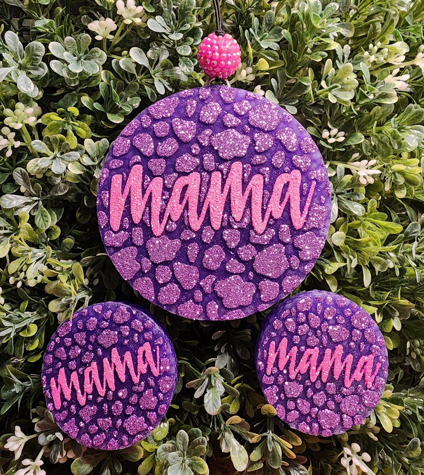 Cow Print Mama Freshie, Mama
