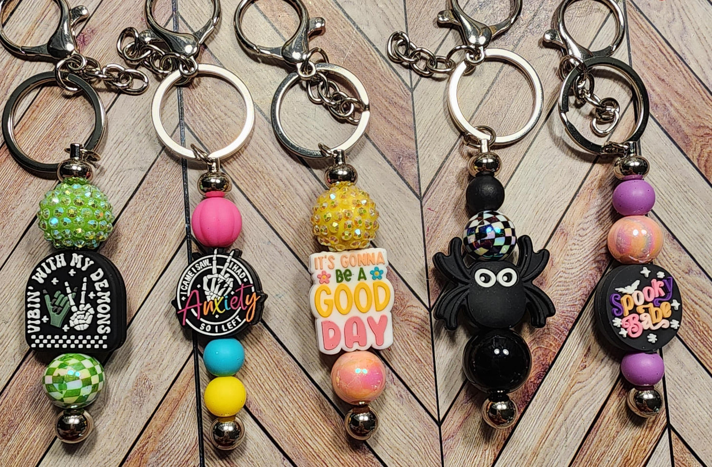 Key Chains, Beaded Key Chains, Halloween Key Chains, Funny Key Chains